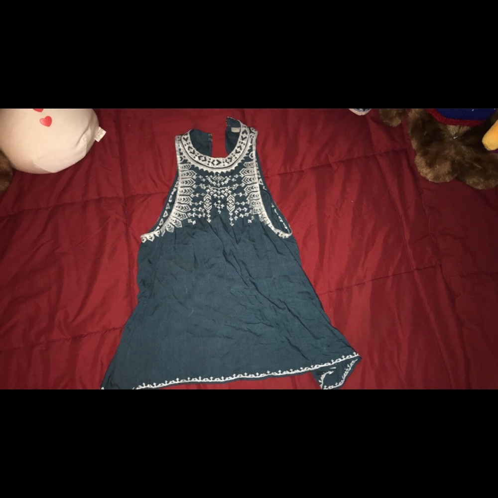 Blue tank top